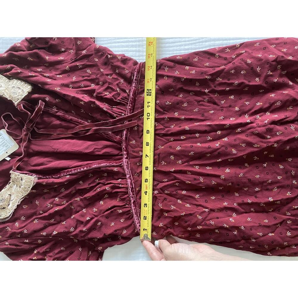 Free People - Delfina Mini Dress, Bohemian Detail, size M - Picture 13 of 14